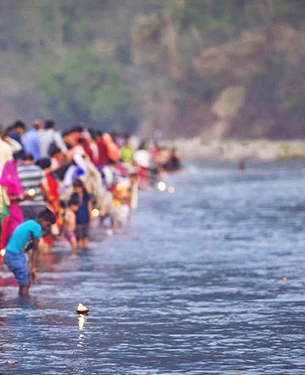 Triveni Ghat in Rishikesh